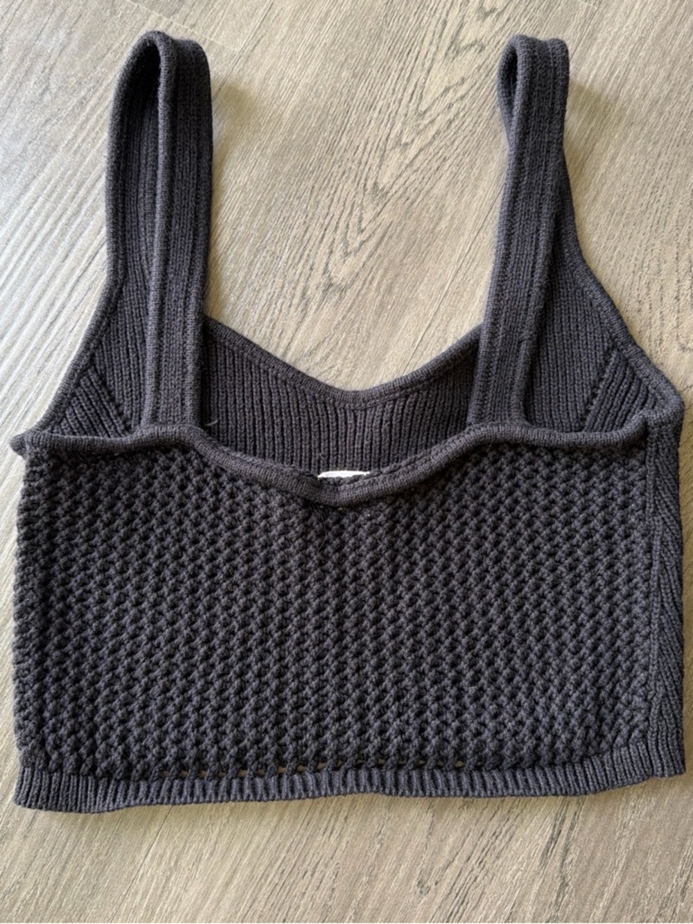 Black Sweater Tanktop - Picture 2 of 3